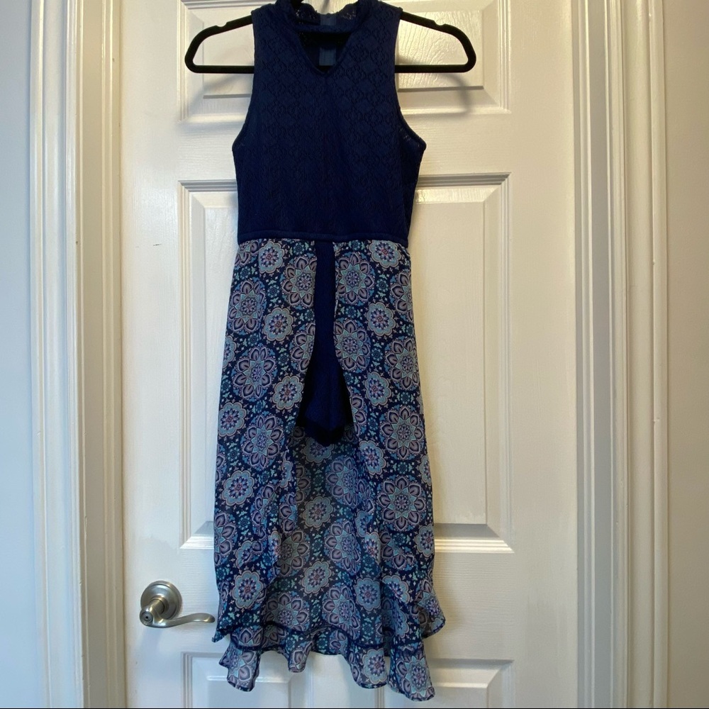 Justice Blue Kids Romper Size 10